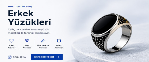 Toptan Erkek Yüzük Modelleri