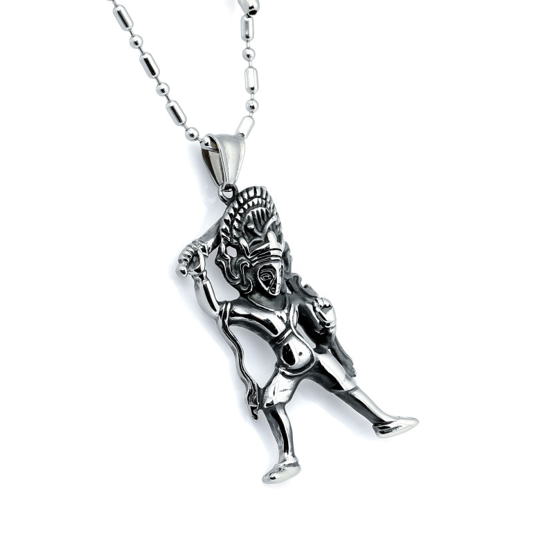 Ancient Warrior Stainless Steel Necklace Pendant Ancient Warrior Stainless Steel Necklace Pendant