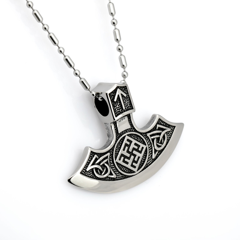 Antique Stormbreaker Steel Necklace Pendant