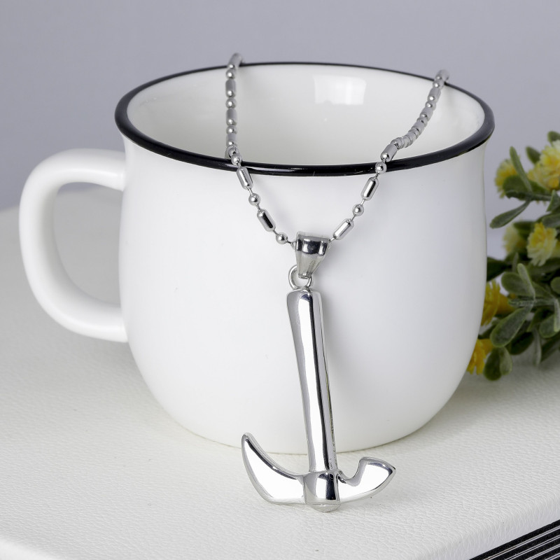 Axe Steel Necklace Pendant - KUT121 Axe Steel Necklace Pendant - KUT121