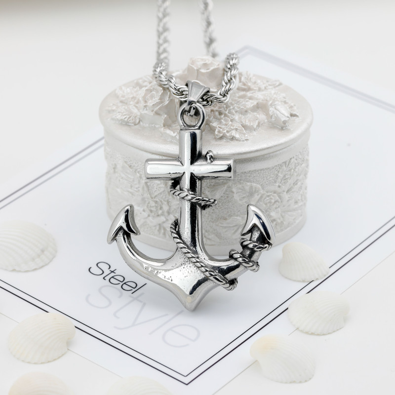 Anchor Stainless Steel Necklace Pendant Anchor Stainless Steel Necklace Pendant