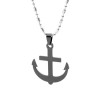 Anchor Sailor Figure Steel Necklace Pendant Anchor Sailor Figure Steel Necklace Pendant