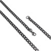 Çelik Erkek Siyah Kolye 1.6mm