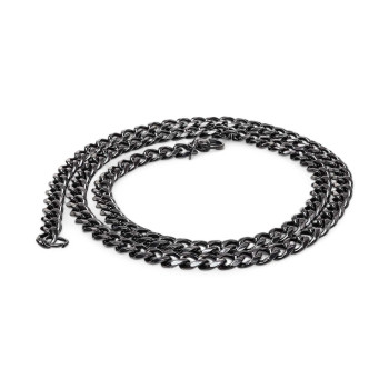 Çelik Erkek Siyah Kolye 1.6mm Çelik Erkek Siyah Kolye 1.6mm