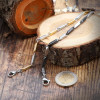 316L Stainless Steel Men's Necklace - Gold Tone 316L Stainless Steel Men's Necklace - Gold Tone