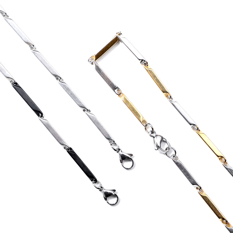 316L Black Stainless Steel Men's Necklace - Wholesale 316L Black Stainless Steel Men's Necklace - Wholesale