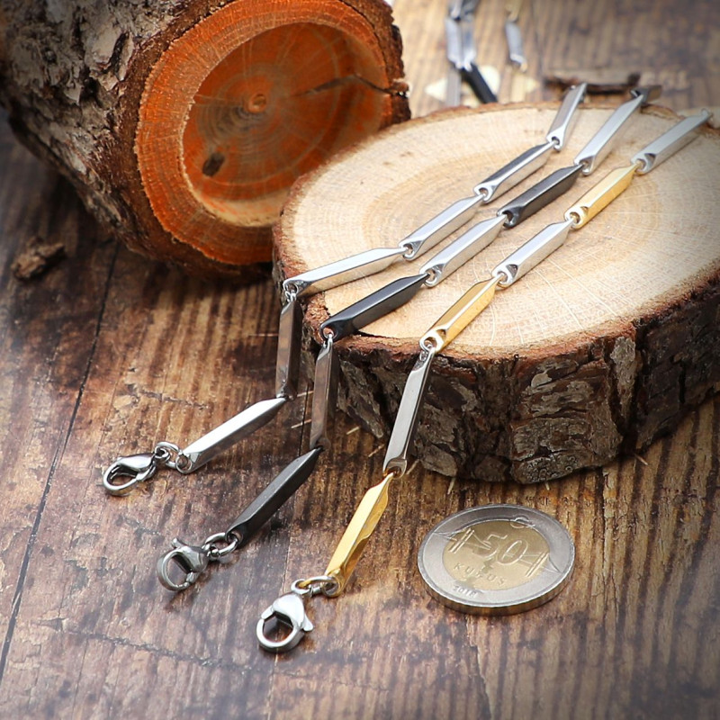 316L Black Stainless Steel Men's Necklace - Wholesale 316L Black Stainless Steel Men's Necklace - Wholesale