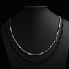 Braided Circular Ring Stainless Steel Necklace for Men Braided Circular Ring Stainless Steel Necklace for Men