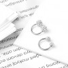 Dairesel Kristal Top Burun Dudak Kaş Kulak Piercing