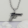Desert Eagle Pistol Stainless Steel Necklace Pendant Desert Eagle Pistol Stainless Steel Necklace Pendant