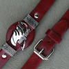 Fairy Tail Bordo ve Siyah Anime Deri Bileklik Fairy Tail Bordo ve Siyah Anime Deri Bileklik