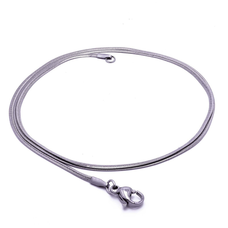 İnce Çelik Kolye 1mm