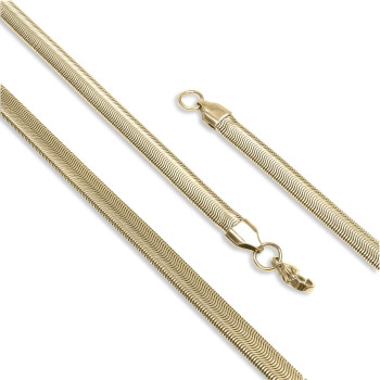 İtalyan Çelik Kolye 2mm X 6mm