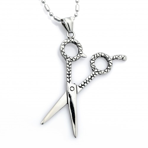 Makas Çelik Kolye Ucu