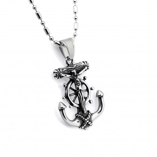 Jesus Çapa Çelik Kolye Ucu