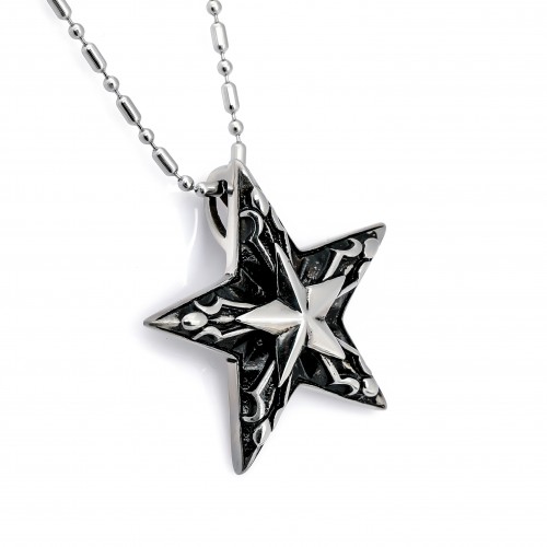 Yıldız Çelik Kolye Ucu