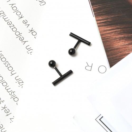 Top Bar Tragus Çelik Piercing