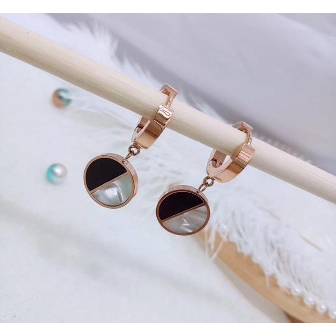 Kadın Kararmayan Çelik Küpe