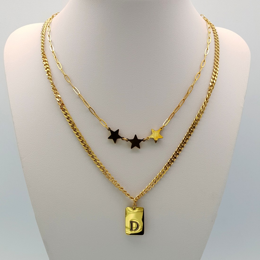 Kadın Çoklu Çelik Kolye