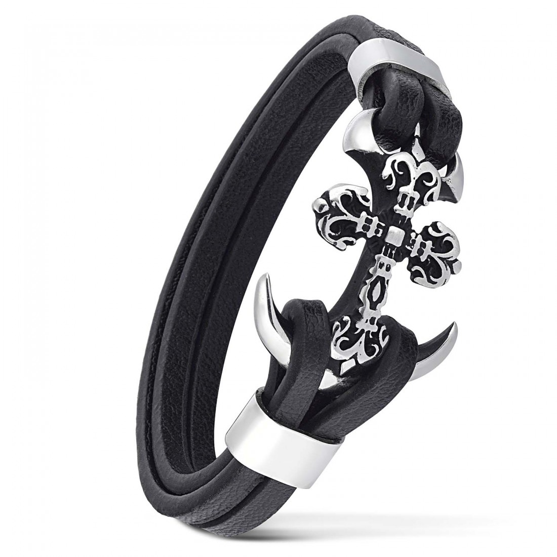 316L Ayar Çelik Ve Orjinal Deri Billeklik