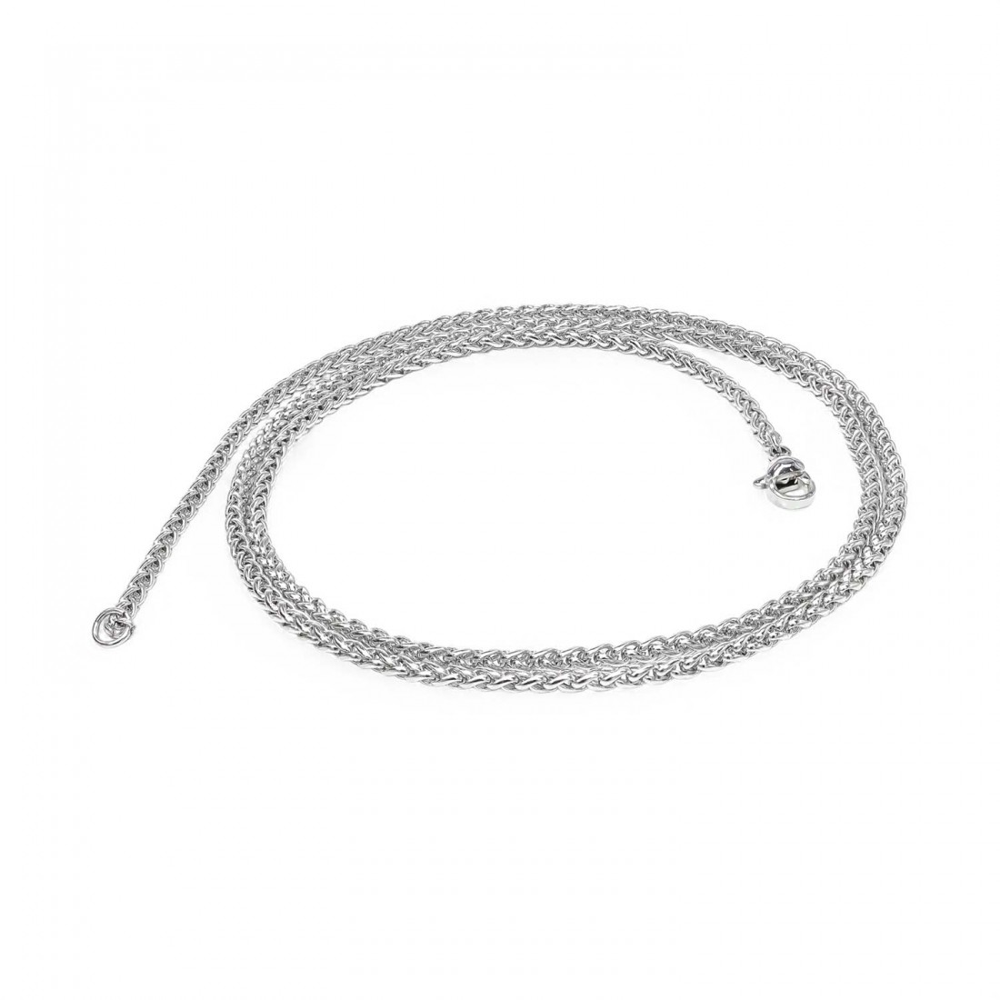 Çelik Kolye Beyaz 2.5mm