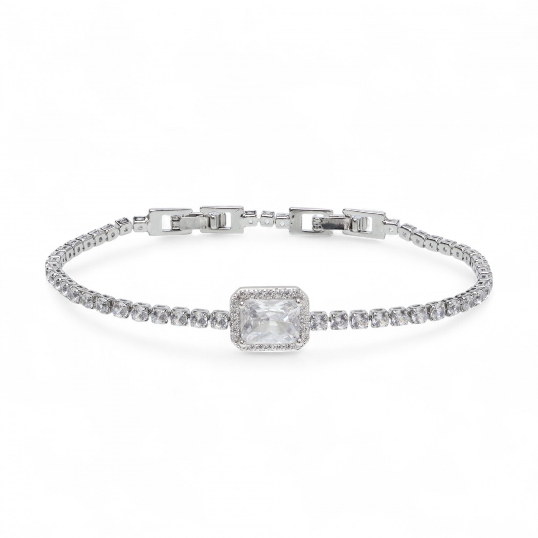 Tek Baget Zirkon Taşlı Suyolu Bileklik