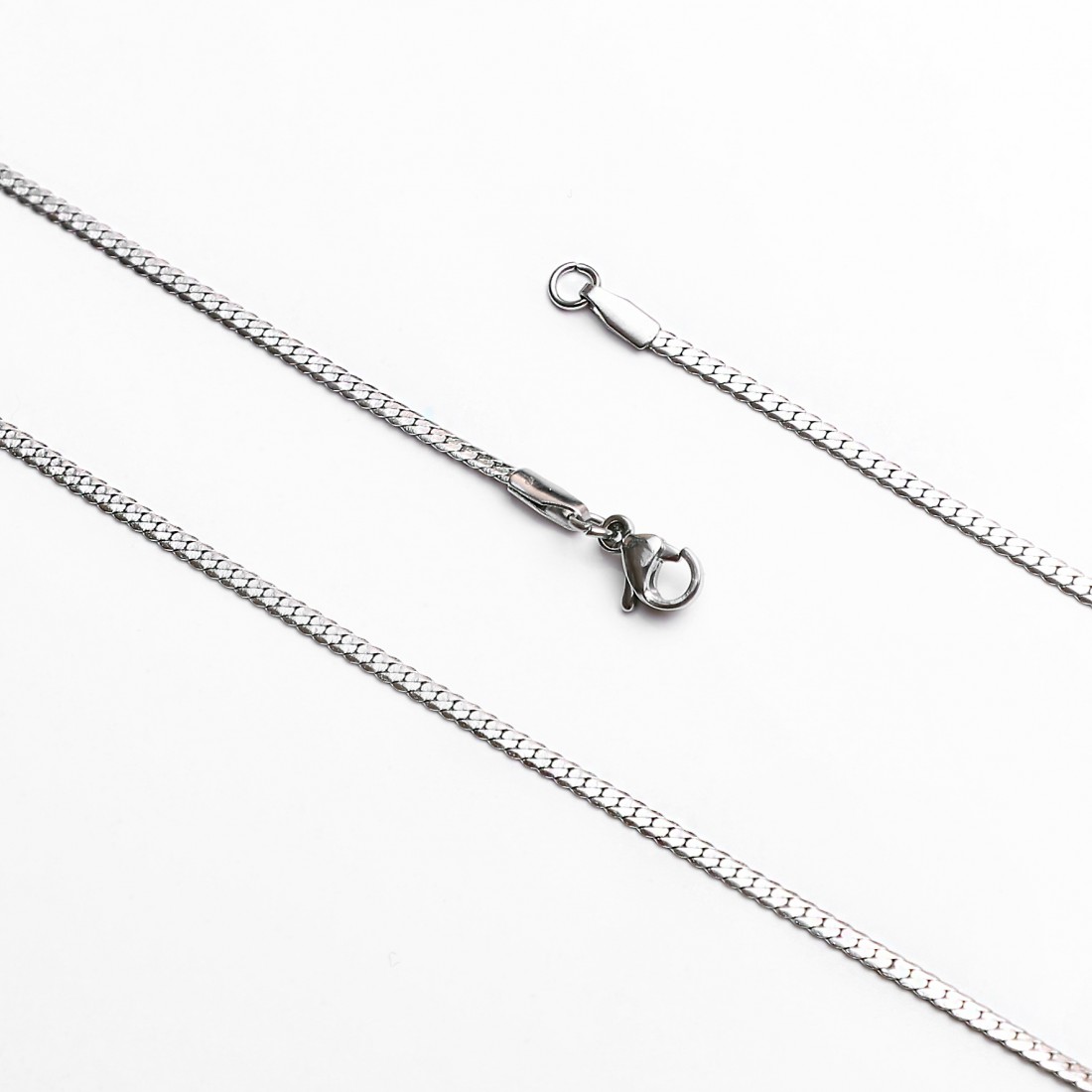 Toptan İnce Sık Geçmeli Çelik Kolye Modeli Fiyatları