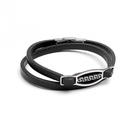 Anonim Figürlü Dolamalı Çelik Bileklik