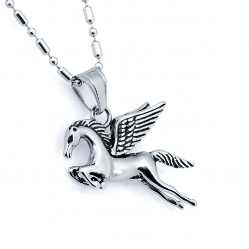 Pegasus Çelik Kolye Ucu