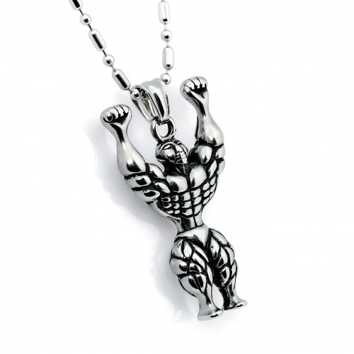 Bodybuilding Çelik Kolye Ucu