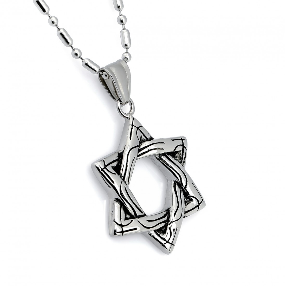 Toptan Davut Yıldızı Çelik Kolye Ucu Fiyatları