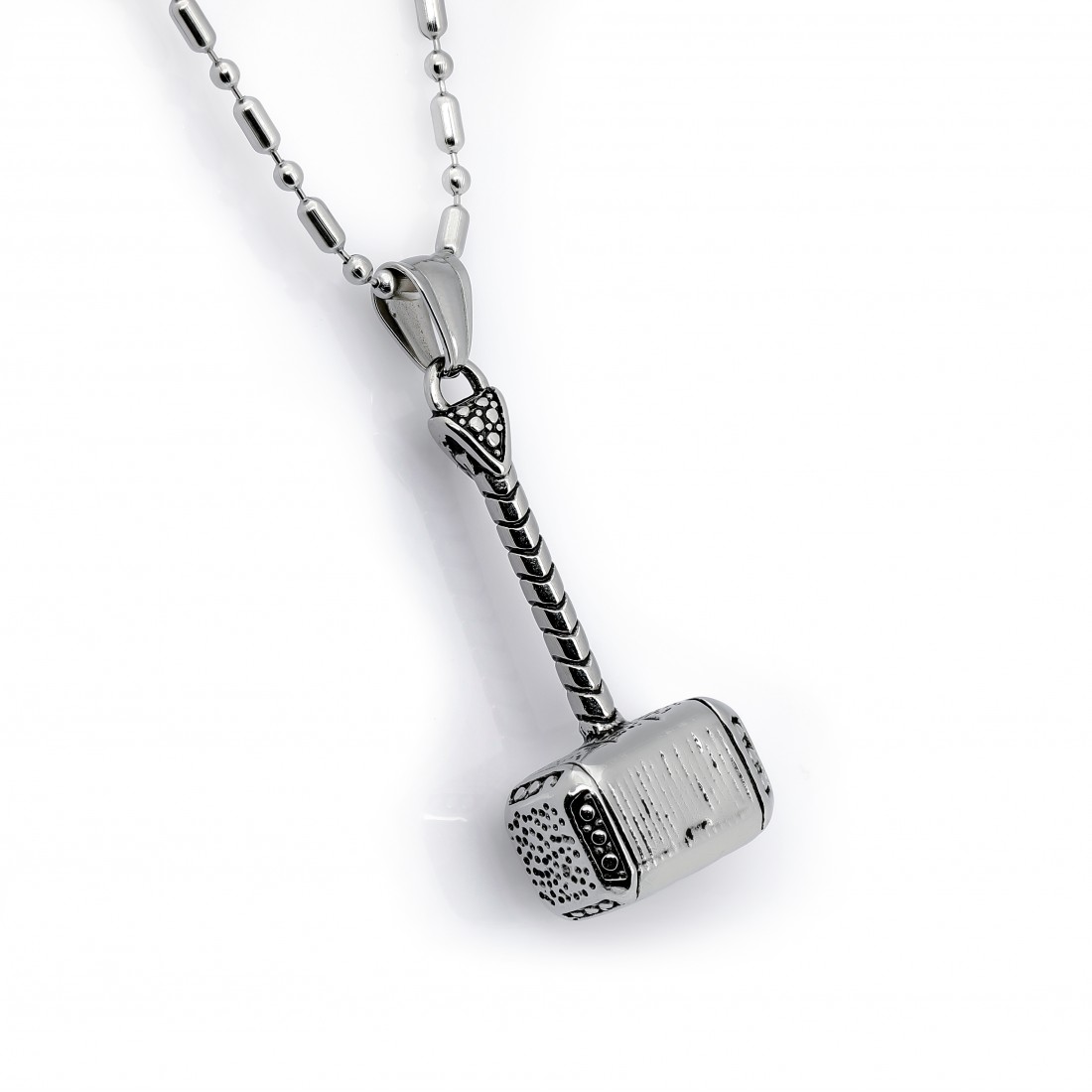 Toptan Mjolnir Thor Çekici Çelik Kolye Ucu Fiyatları