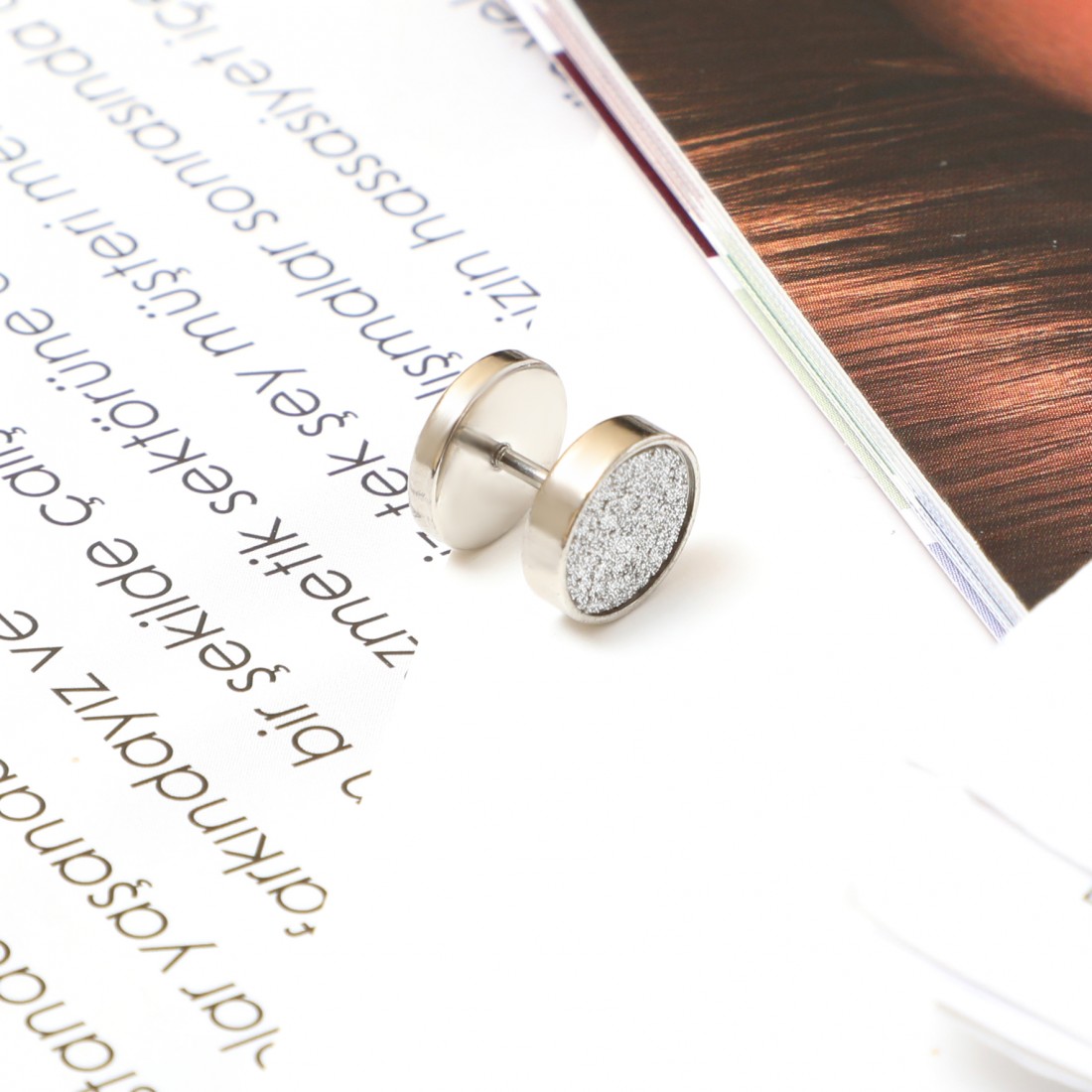 Toptan Parlak Silindir Çelik Küpe Fiyatları