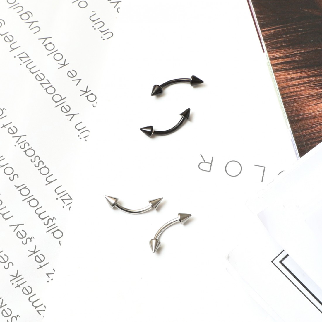 Toptan Küçük Kaş Çelik Piercing Fiyatları