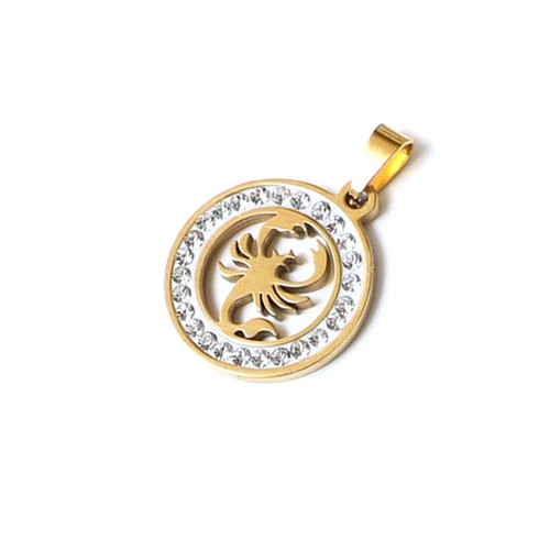 Akrep Scorpion Çelik Kolye Ucu