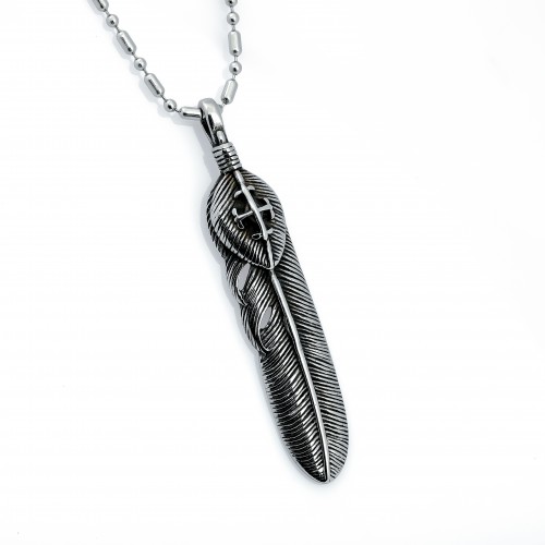 Tüy Çelik Kolye Ucu