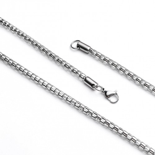 İç İçe Geçmeli Sarmal Çelik Kolye Modeli