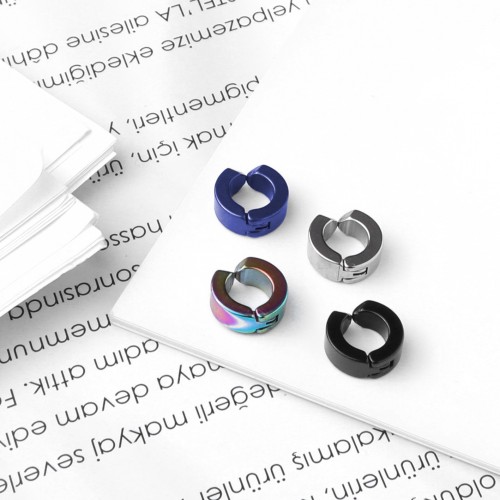 Küçük Boy Sıkıştırma Çelik Halka Küpe