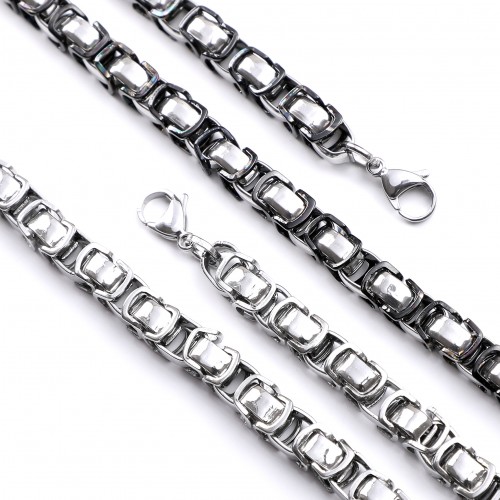 Kral Erkek Çelik Kolye Xl