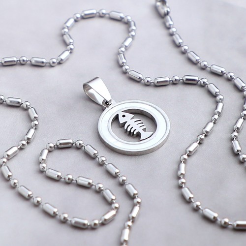 Balık Çelik Kolye Ucu