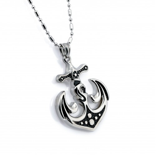 Çapa Çelik Kolye Ucu