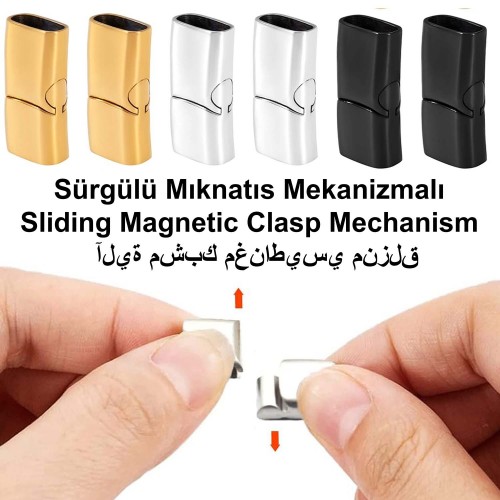 Stainless Steel Bracelet Lock Mechanism