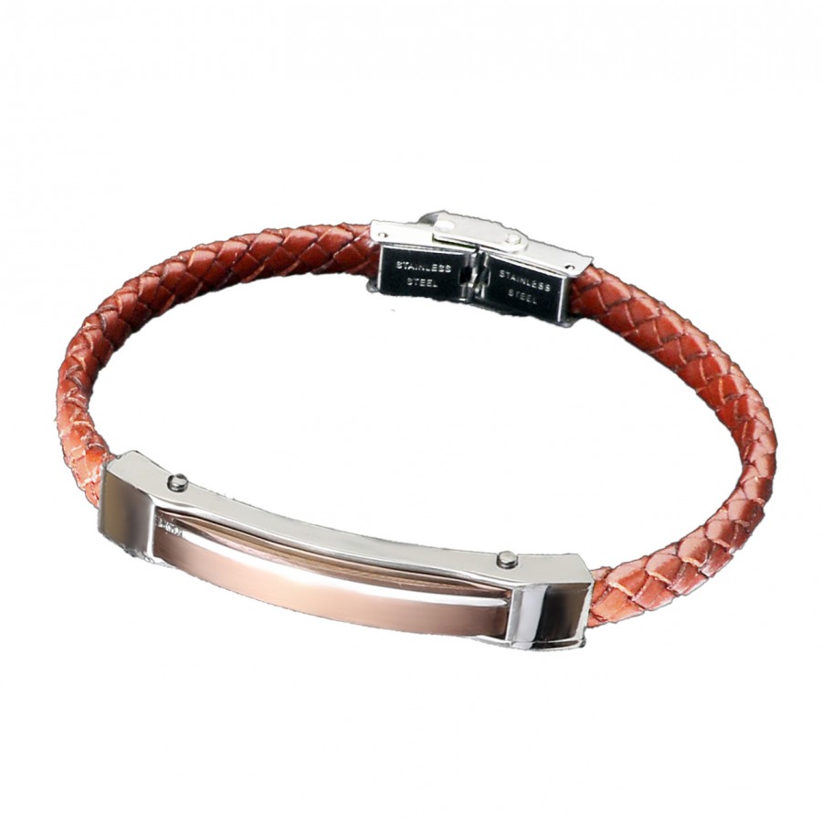 Toptan 316L Anti Alerjik Ve Hakiki Deri Çelik Bileklik Fiyatları