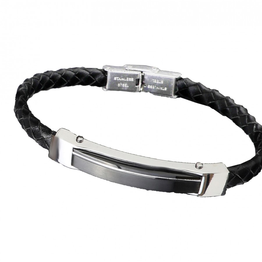 Toptan 316L Anti Alerjik Ve Hakiki Deri Çelik Bileklik Fiyatları