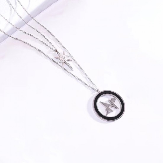 Women Steel Necklace 6941