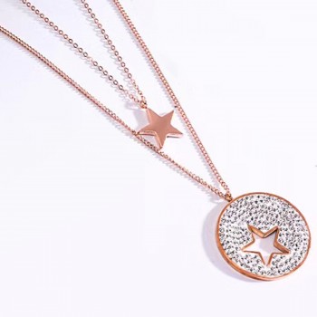 Women Steel Necklace 6942
