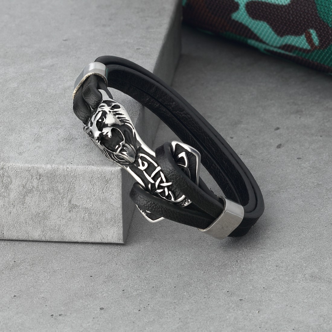 316L Ayar Çelik Ve Orjinal Deri Billeklik