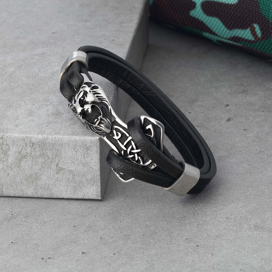 316L Ayar Çelik Ve Orjinal Deri Billeklik