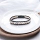 Smoky Quartz Stone, Leather Cord and Steel Lock Bracelet Smoky Quartz Stone, Leather Cord and Steel Lock Bracelet