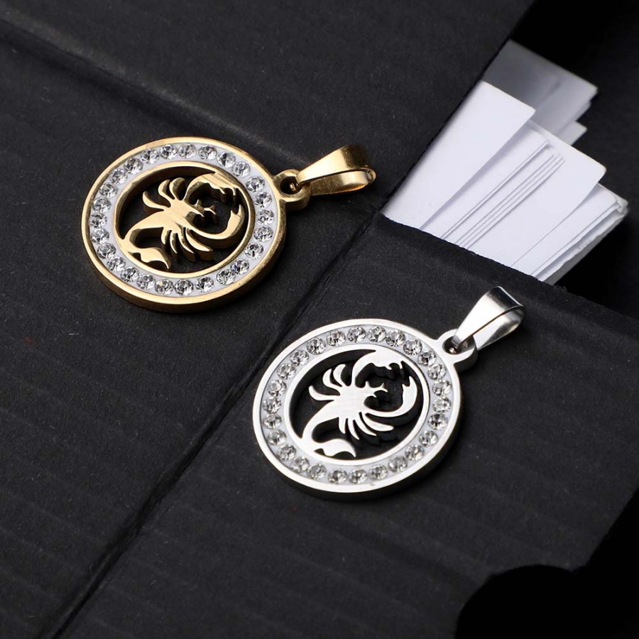 Toptan Akrep Scorpion Çelik Kolye Ucu Fiyatları